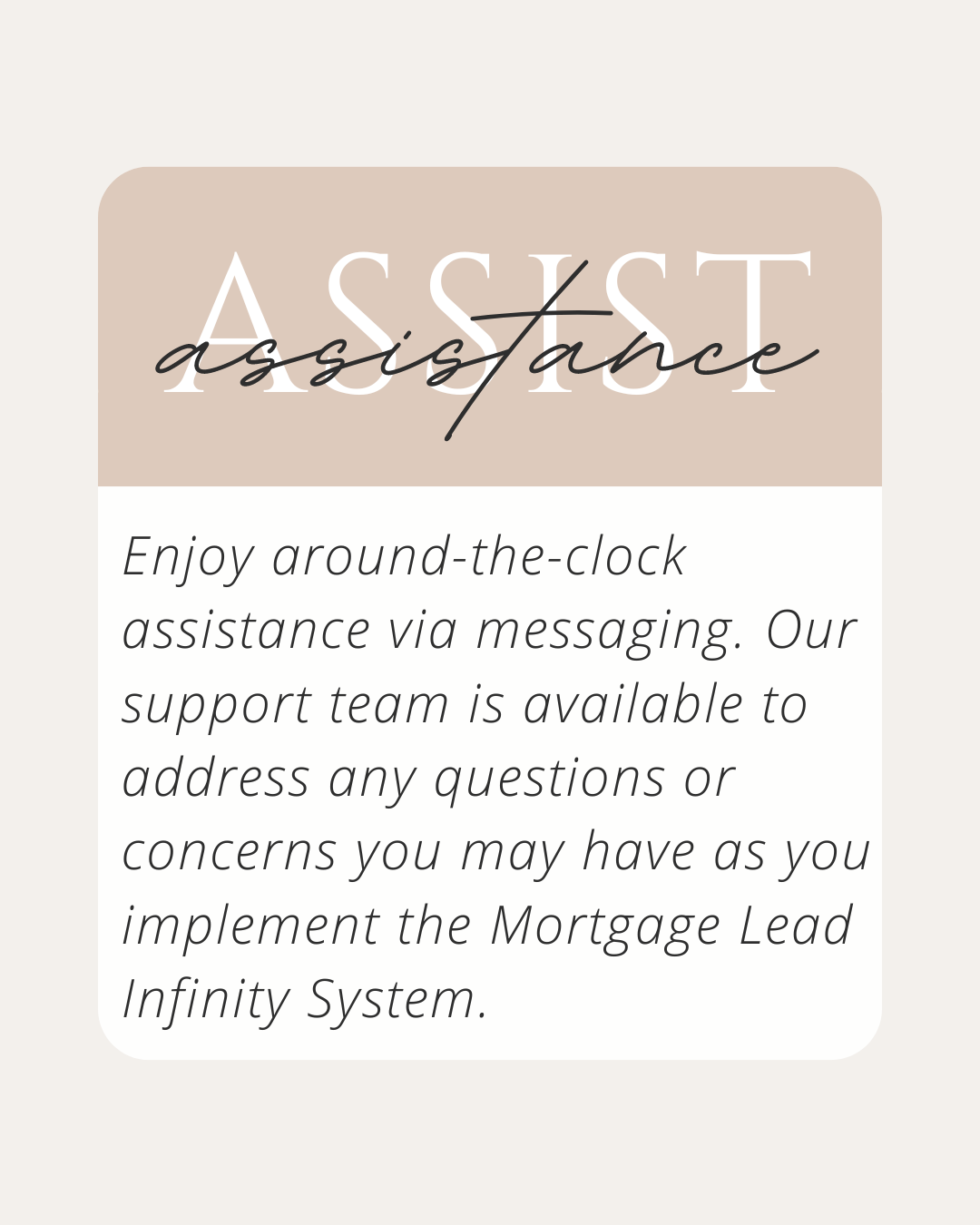 THE INFINITY MORTGAGE LEAD ACCELERATOR, 2 AGENT PACKAGE